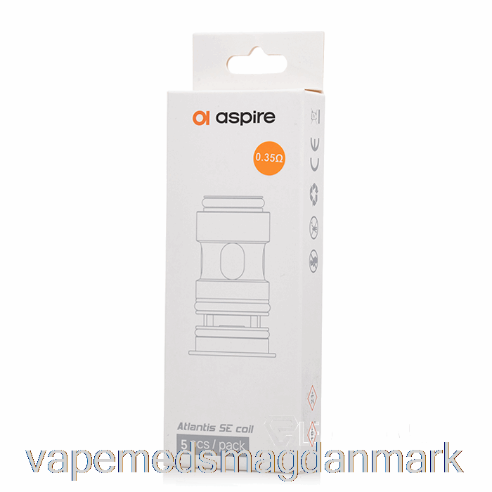 Vape Juice Aspire Atlantis Se Udskiftnings Spoler 0,35 Ohm Spoler